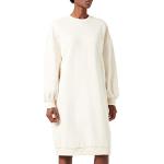Urban Classics Damen Ladies Organic Oversized Midi Crewneck Dress Kleid, whitesand, XXL
