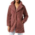Urban Classics Damen Ladies Oversized Sherpa Coat Mantel, Rosa (Darkrose 01472), X-Large (Herstellergröße: XL)