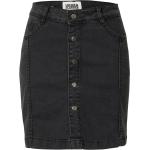 Schwarze Bio Mini Jeans-Miniröcke aus Denim für Damen Größe S 