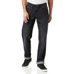 Reduzierte Schwarze Bestickte Loose Fit Urban Classics Jeans mit Stickerei aus Baumwolle für Herren Weite 40 