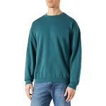 Reduzierte Cyanblaue Oversize Langärmelige Urban Classics Herrensweatshirts Größe L 