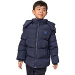 Reduzierte Marineblaue Gesteppte Urban Classics Kinderkapuzenjacken mit Reißverschluss für Jungen Größe 110 für den für den Winter 