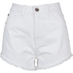 Weiße Jeans Hotpants aus Denim für Damen 