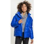 Royalblaue Gesteppte Urban Classics Winterjacken für Damen Größe 3 XL 