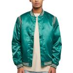 Urban Classics Men's Satin College Jacket Jacke, Green, 4XL