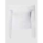Weiße Urban Classics Off Shoulder Shirts & Schulterfreie Shirts aus Baumwolle für Damen Größe XS 