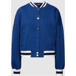 Reduzierte Royalblaue Unifarbene Oversize Urban Classics College-Jacken & Baseball-Jacken aus Baumwollmischung für Damen Größe XS 