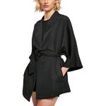 Reduzierte Schwarze Urban Classics Kimono-Jacken aus Twill für Damen Größe M 