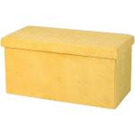 Gelbe Truhenbänke & Sitztruhen aus MDF klappbar Breite 0-50cm, Höhe 0-50cm, Tiefe 0-50cm 