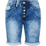 Dunkelblaue Urban Surface Jeans-Bermudas aus Denim für Damen Größe M für den für den Sommer 