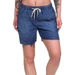 Blaue Urban Surface Jeans-Bermudas aus Denim für Damen Größe L für den für den Sommer 