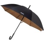Schwarze Elegante HUGO BOSS BOSS Herrenregenschirme & Herrenschirme aus Leder 