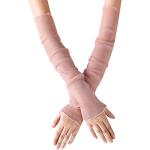 Rosa Elegante Fingerlose Handschuhe & Halbfinger-Handschuhe aus Spitze für Damen Einheitsgröße für den für den Sommer 