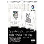Ursus Buntpapier Jahreskalender mit Tiermotiv DIN A4 