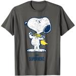 Graue Die Peanuts Snoopy T-Shirts für Herren Größe S 
