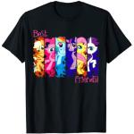 Schwarze Hasbro My little Pony My little Pony T-Shirts mit Tiermotiv für Damen Größe S 