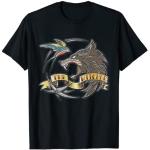 Schwarze The Witcher T-Shirts mit Tiermotiv für Herren Größe S 