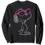 Schwarze Die Peanuts Snoopy Herrensweatshirts Größe S 