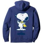 Blaue Die Peanuts Snoopy Herrenhoodies & Herrenkapuzenpullover Größe S 