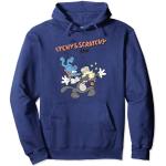 Blaue Die Simpsons Itchy & Scratchy Herrenhoodies & Herrenkapuzenpullover Größe S 
