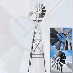 Windspiel Windmühle silbergrau Wolkenstürmer 