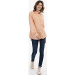 Reduzierte Orange Unifarbene Usha Hemdblusen aus Viskose für Damen Größe XL 