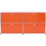 Orange USM Haller Sideboards Breite 150-200cm, Höhe 150-200cm, Tiefe 0-50cm 