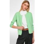 Grüne Unifarbene Business UTA RAASCH Rundhals-Ausschnitt Damencardigans aus Polyamid maschinenwaschbar Größe XL 