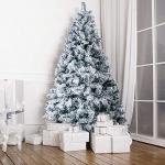 Reduzierte Grüne 150 cm Künstliche Weihnachtsbäume mit Schnee 3-teilig 