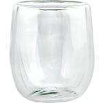 Runde Cocktailgläser 270 ml aus Glas doppelwandig 