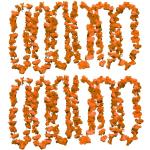 Orange Hawaiiketten & Blumenketten für Herren Einheitsgröße 