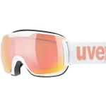 uvex Downhill 2000 small CV Skibrille (1030 white, mirror rose/colorvision orange (S2))