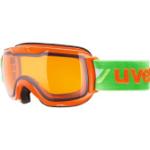 uvex downhill 2000 small Race Skibrille (Farbe: 6029 orange/green, lasergold lite/clear)