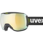 uvex Downhill 2100 CV Race Skibrille (Farbe: 2530 black mat, mirror gold/colorvision green (S2))