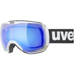 uvex Downhill 2100 CV Skibrille (1030 white matt, mirror blue/colorvision green (S2))