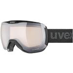 uvex downhill 2100 V - Skibrille für Damen und Herren - selbsttönend - beschlagfrei - black/vario silver-clear - one size