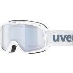 UVEX ELEMNT FM Skibrille matt weiss-Glas silber versp.