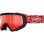 uvex Jakk Take off Polavision Skibrille (Farbe: 2026 black mat, double lens cylindric, litemirror red/polavision clear)