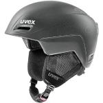 uvex jimm - leichter Skihelm für Damen und Herren - individuelle Größenanpassung - Lautsprecher-kompatibel - black-anthracite matt - 52-55 cm