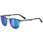 Blaue Uvex LGL Verspiegelte Sonnenbrillen aus Metall 