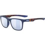 Blaue Uvex LGL Quadratische Sonnenbrillen mit Sehstärke aus Kunststoff für Herren 