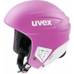 uvex Race+ Rennskihelm (53-54 cm, 90 pink/white mat)