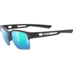 Schwarze Uvex Quadratische Outdoor Sonnenbrillen aus Kunststoff für Herren 