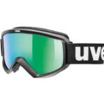 uvex Skibrille Fire Litemirror (Farbe: 2126 black mat, litemirror green/clear)