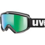 uvex Skibrille Fire Litemirror (2126 black mat, litemirror green/clear)