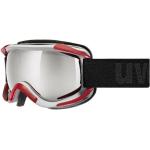 uvex Skibrille Sioux CF Colorfusion (1726 white/black/green, spheric double lens, litemirror green (S3))
