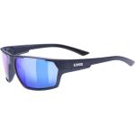 Blaue Uvex Sportstyle Outdoor Sonnenbrillen für Herren 