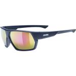 Blaue Uvex Sportstyle Outdoor Sonnenbrillen für Herren 