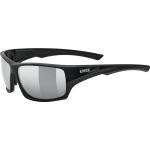 Schwarze Uvex Sportstyle Sportbrillen polarisiert aus Kunststoff für Herren 