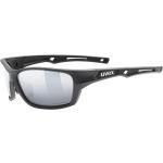 Schwarze Uvex Sportstyle Rechteckige Sportbrillen polarisiert aus Kunststoff für Herren 